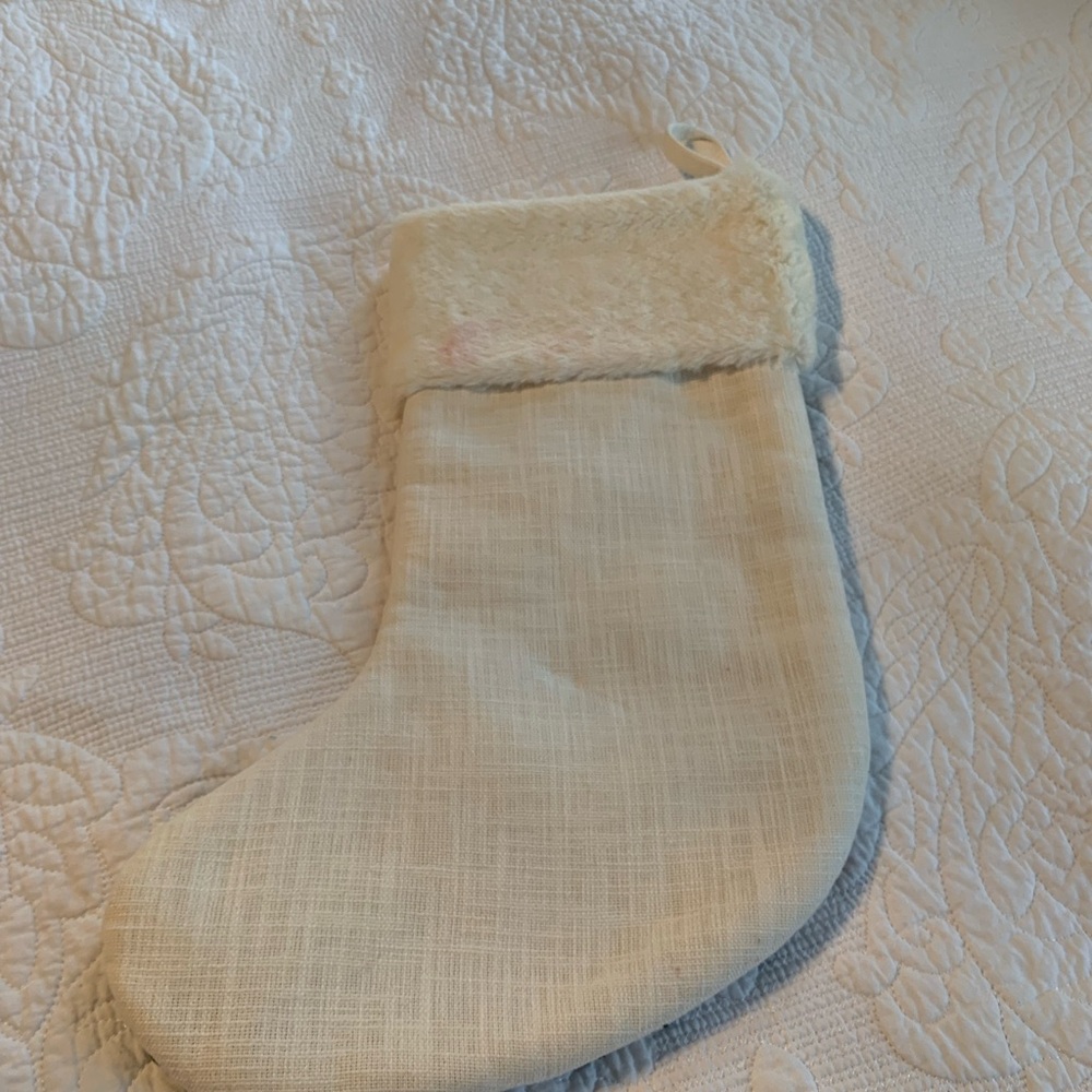 Embroidered Design Christmas Stocking - Picture 4 of 4